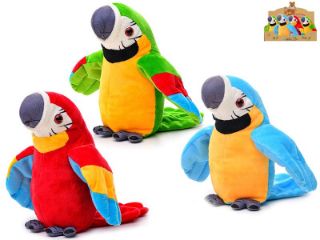 Obrázek z Papoušek plyš 15cm, 3dr (12) 